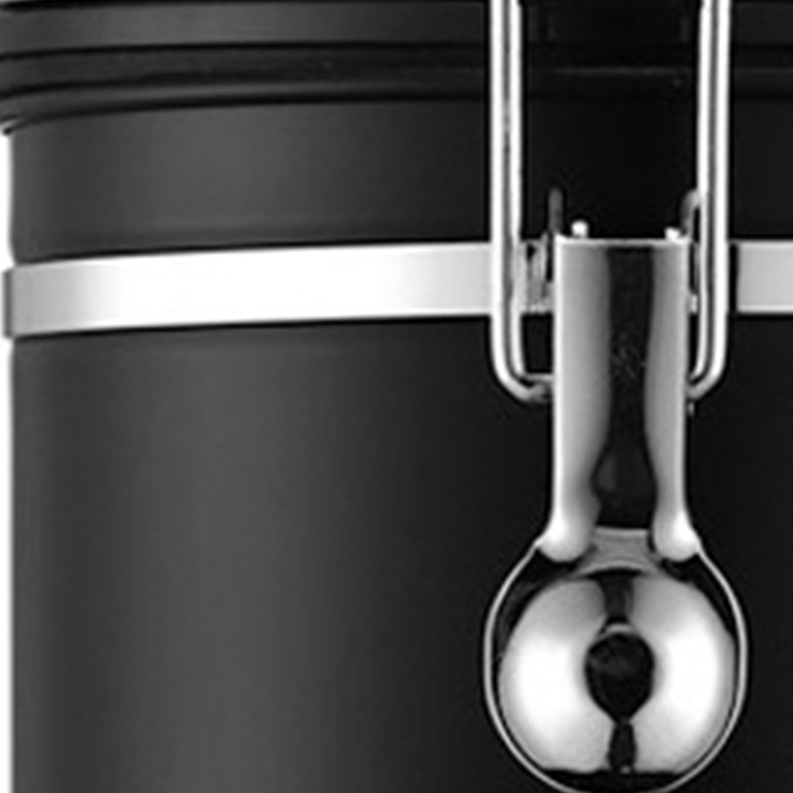 304 Stainless Steel Coffee Bean Canister Rust Resistance Kitchen Food Storage view 2