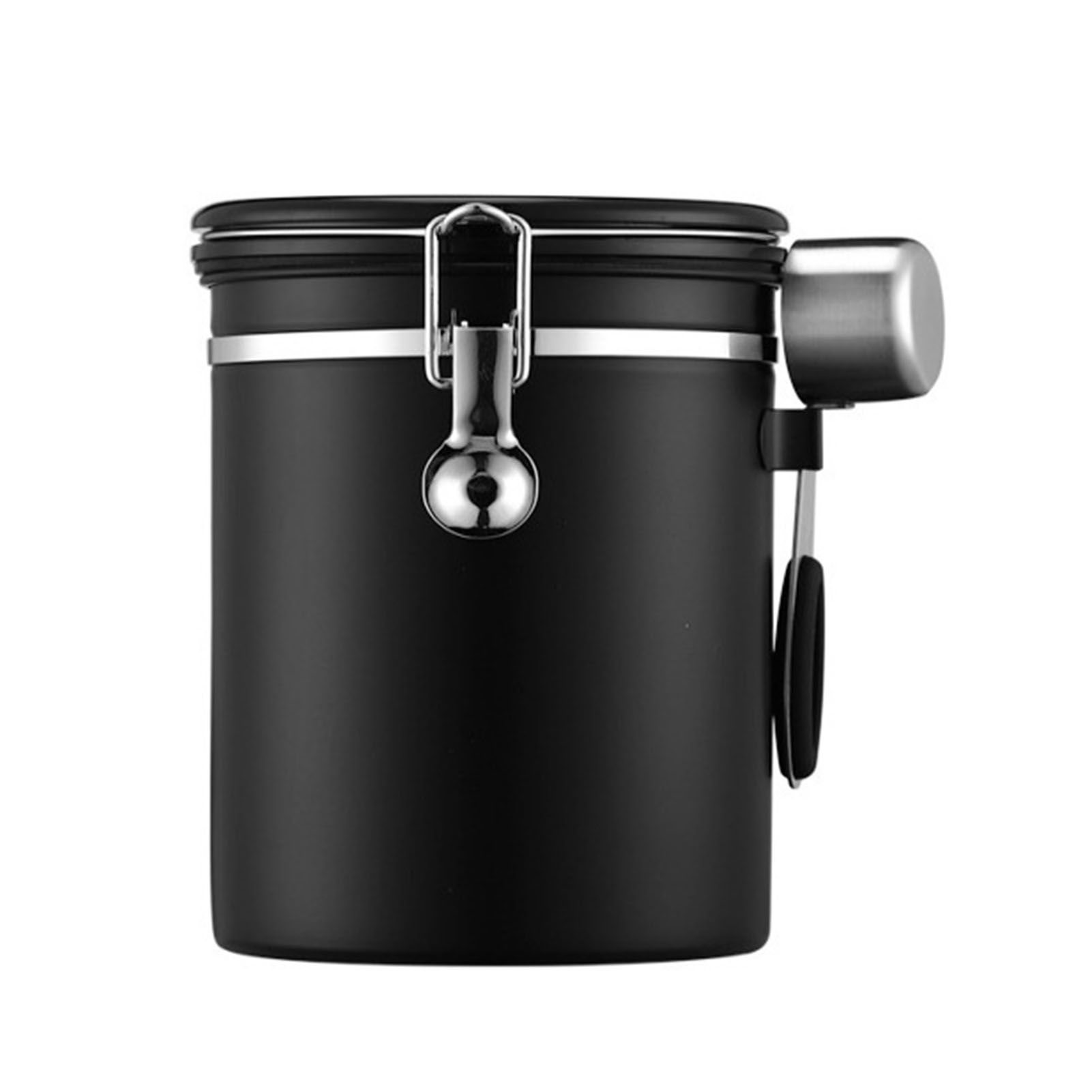 304 Stainless Steel Coffee Bean Canister Rust Resistance Kitchen Food Storage view 3