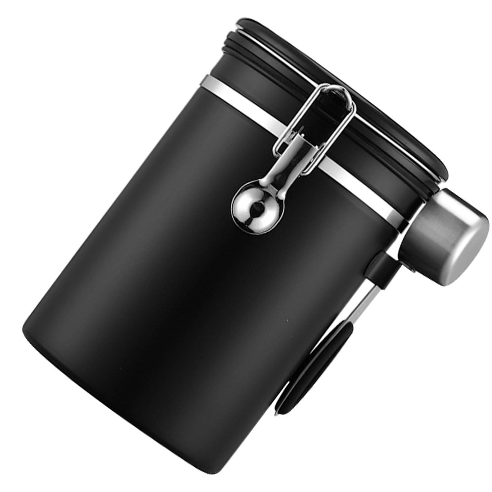 304 Stainless Steel Coffee Bean Canister Rust Resistance Kitchen Food Storage