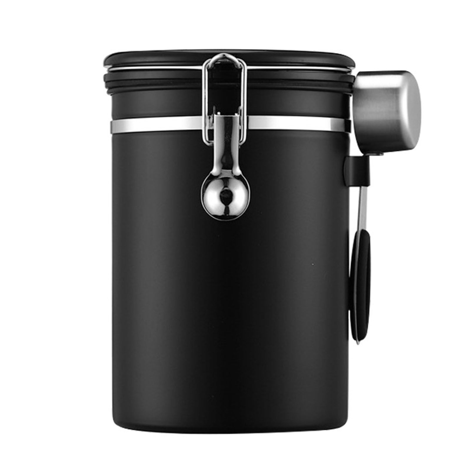 304 Stainless Steel Coffee Bean Canister Rust Resistance Kitchen Food Storage view 3