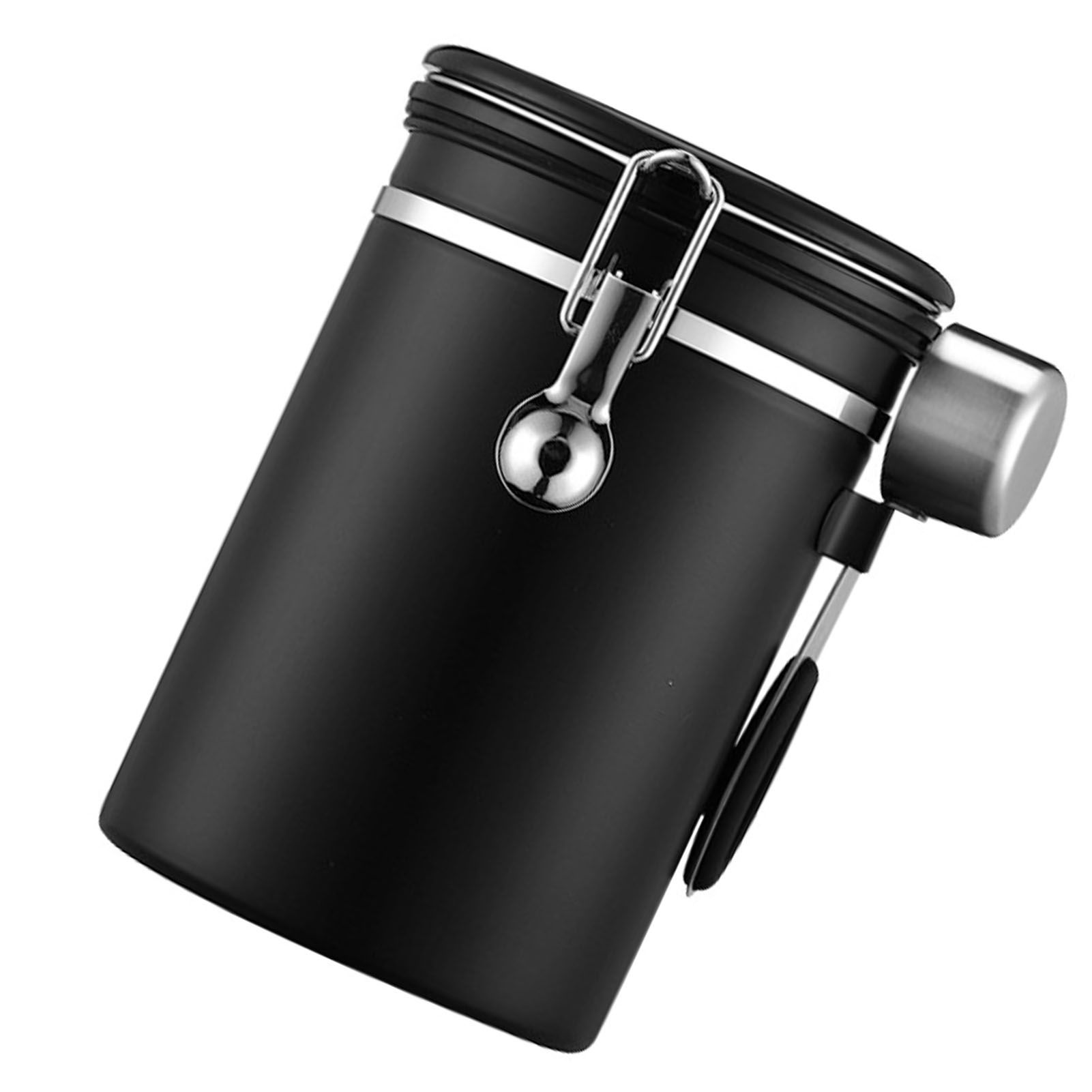 304 Stainless Steel Coffee Bean Canister Rust Resistance Kitchen Food Storage view 4