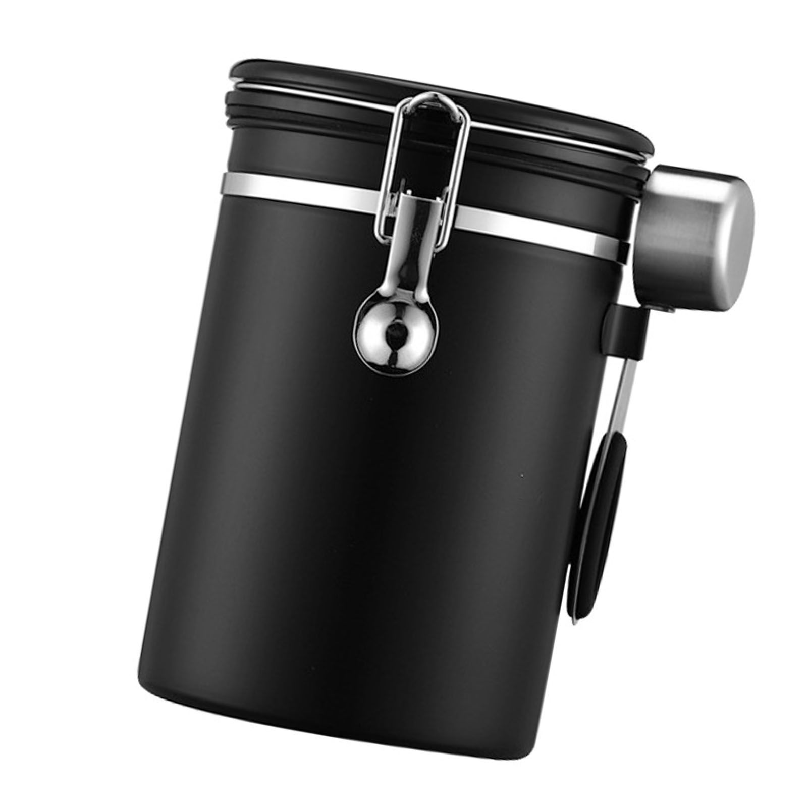 304 Stainless Steel Coffee Bean Canister Rust Resistance Kitchen Food Storage view 6