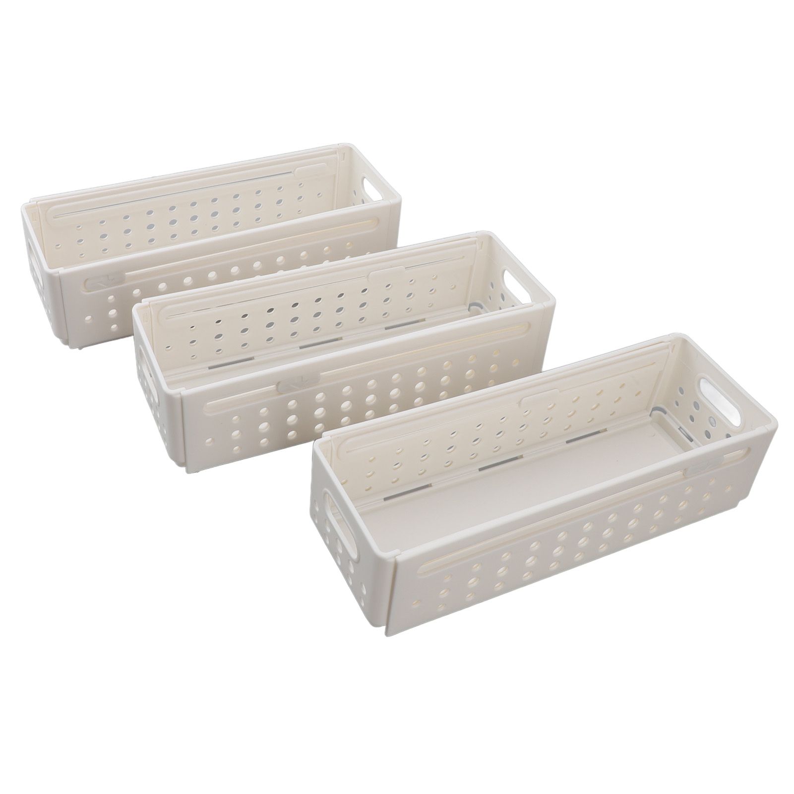 3Pcs Retractable Storage Box Space Saving Multifunctional Multipurpose view 6