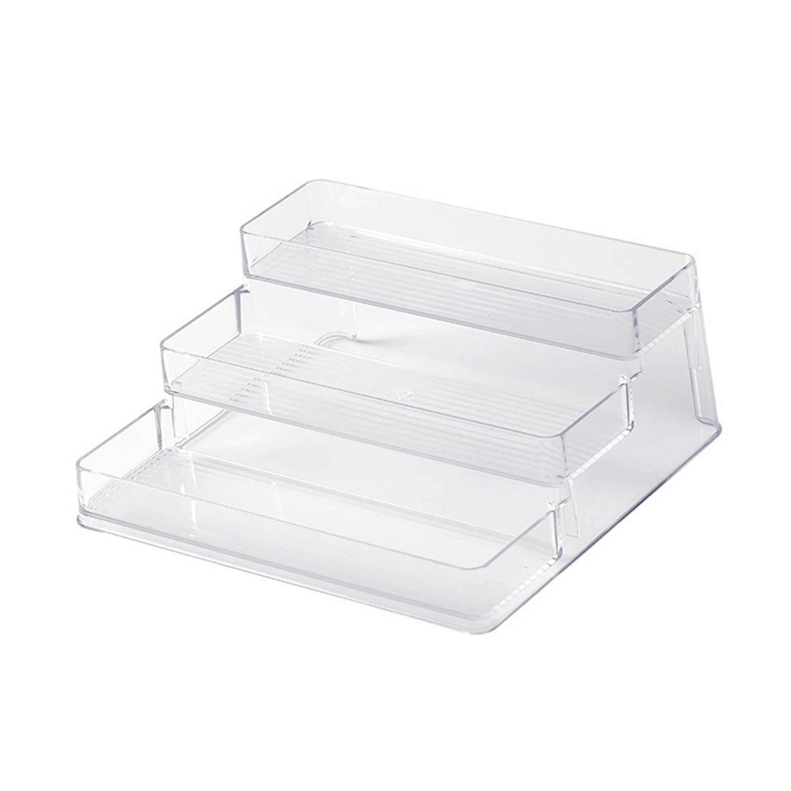 Nail Polish Organizer Holder Rack Shelf 3 Tier Multifunctional Transparent view 3