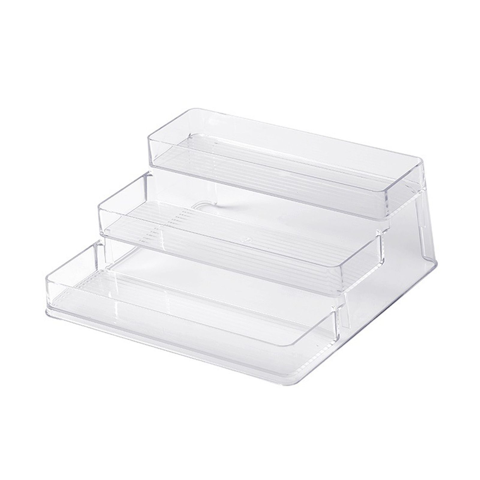 Nail Polish Organizer Holder Rack Shelf 3 Tier Multifunctional Transparent view 4