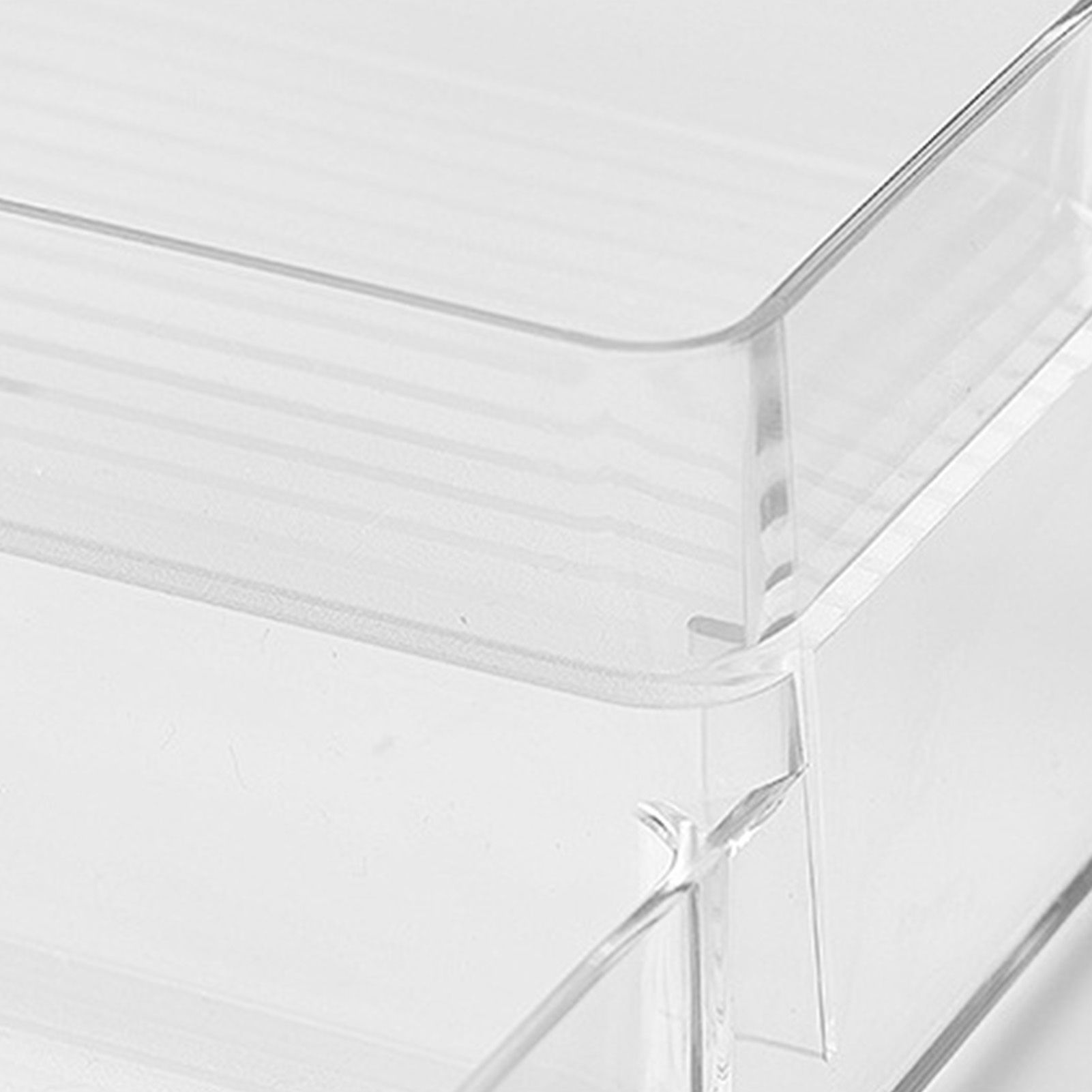 Nail Polish Organizer Holder Rack Shelf 3 Tier Multifunctional Transparent view 5