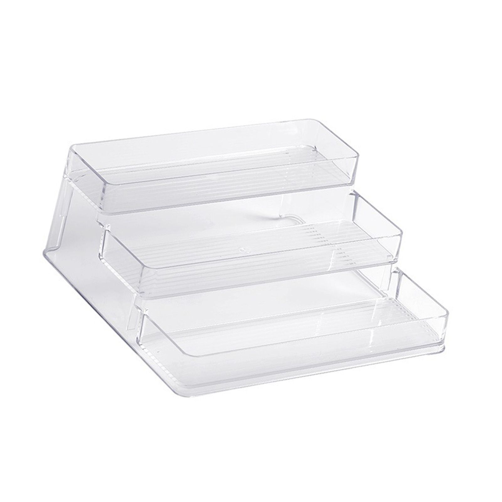 Nail Polish Organizer Holder Rack Shelf 3 Tier Multifunctional Transparent view 8