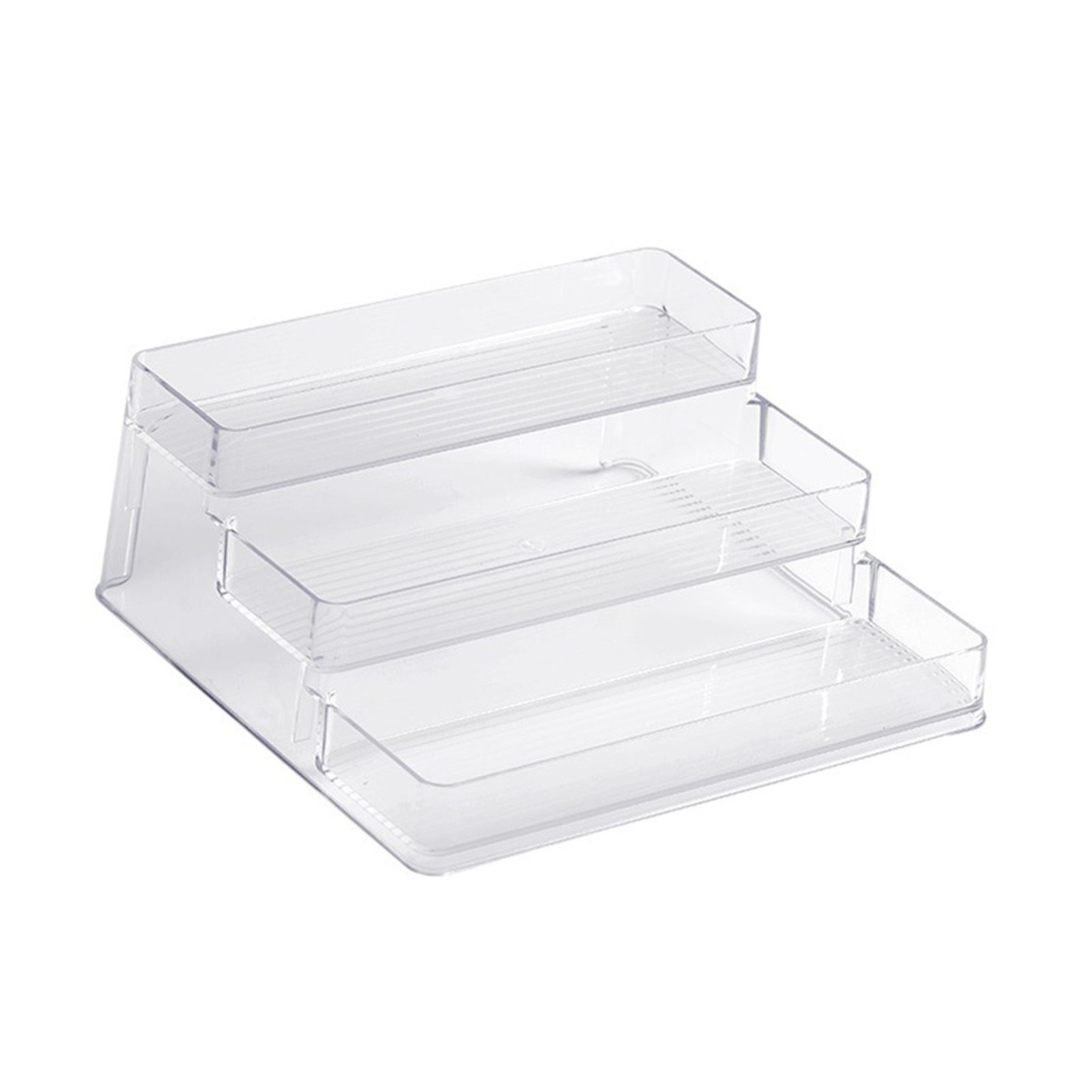 Nail Polish Organizer Holder Rack Shelf 3 Tier Multifunctional Transparent view 9