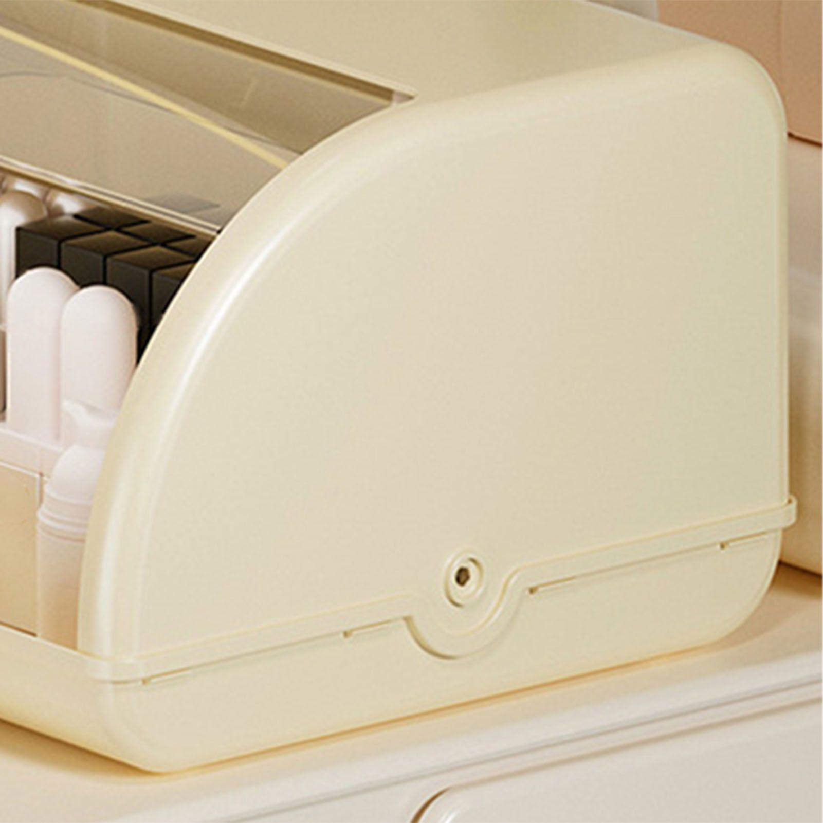 Desktop Storage Box Multipurpose Stylish Simple Style Decorative Desk view 2
