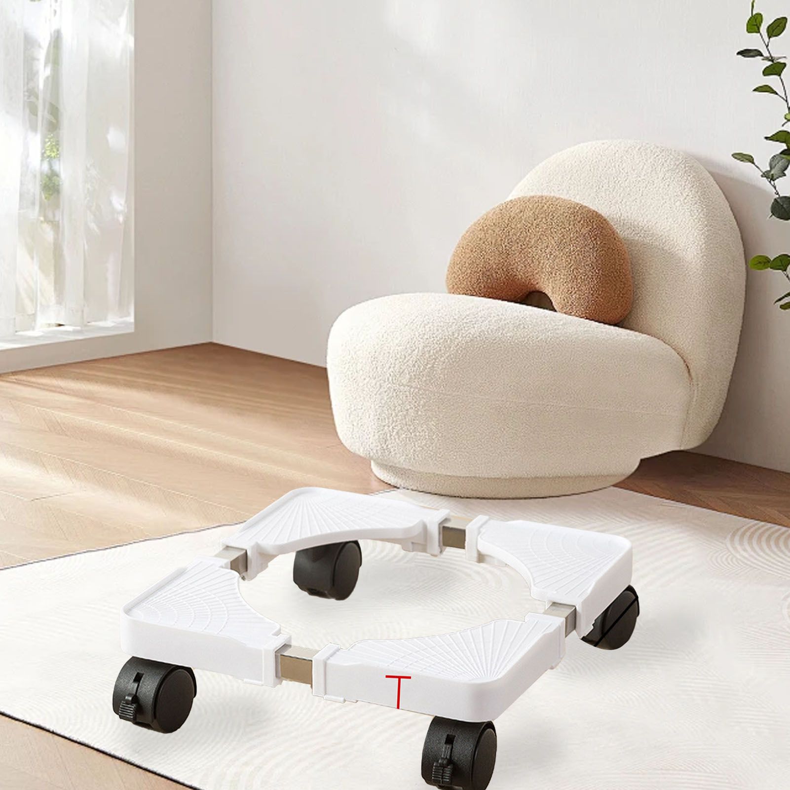 Plant Stand with Wheels Universal Adjustable Plant Base Rolling Flower Pot view 8