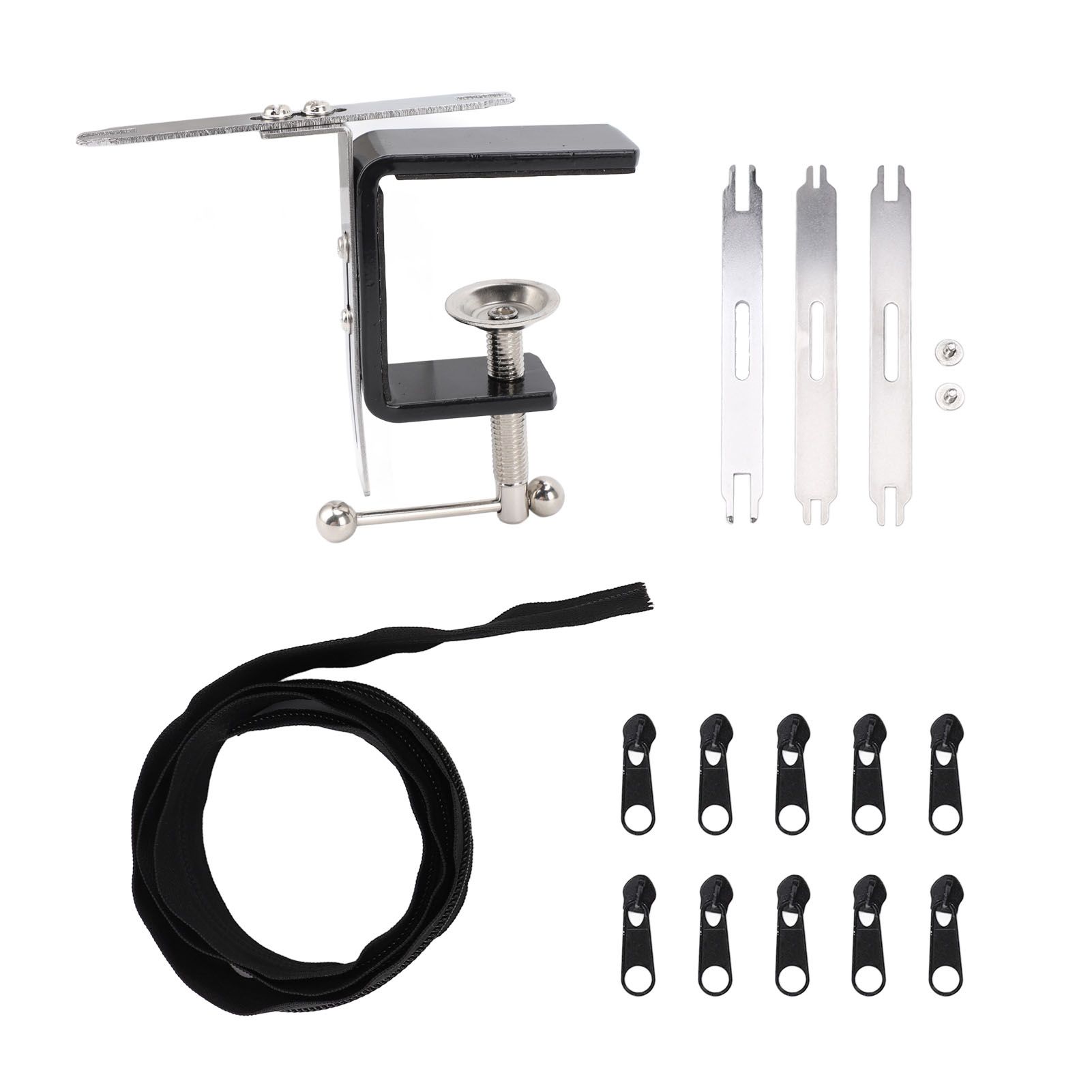 Zipper Pull Tool Professional Efficient Stainless Steel Double Ends Quick view 3