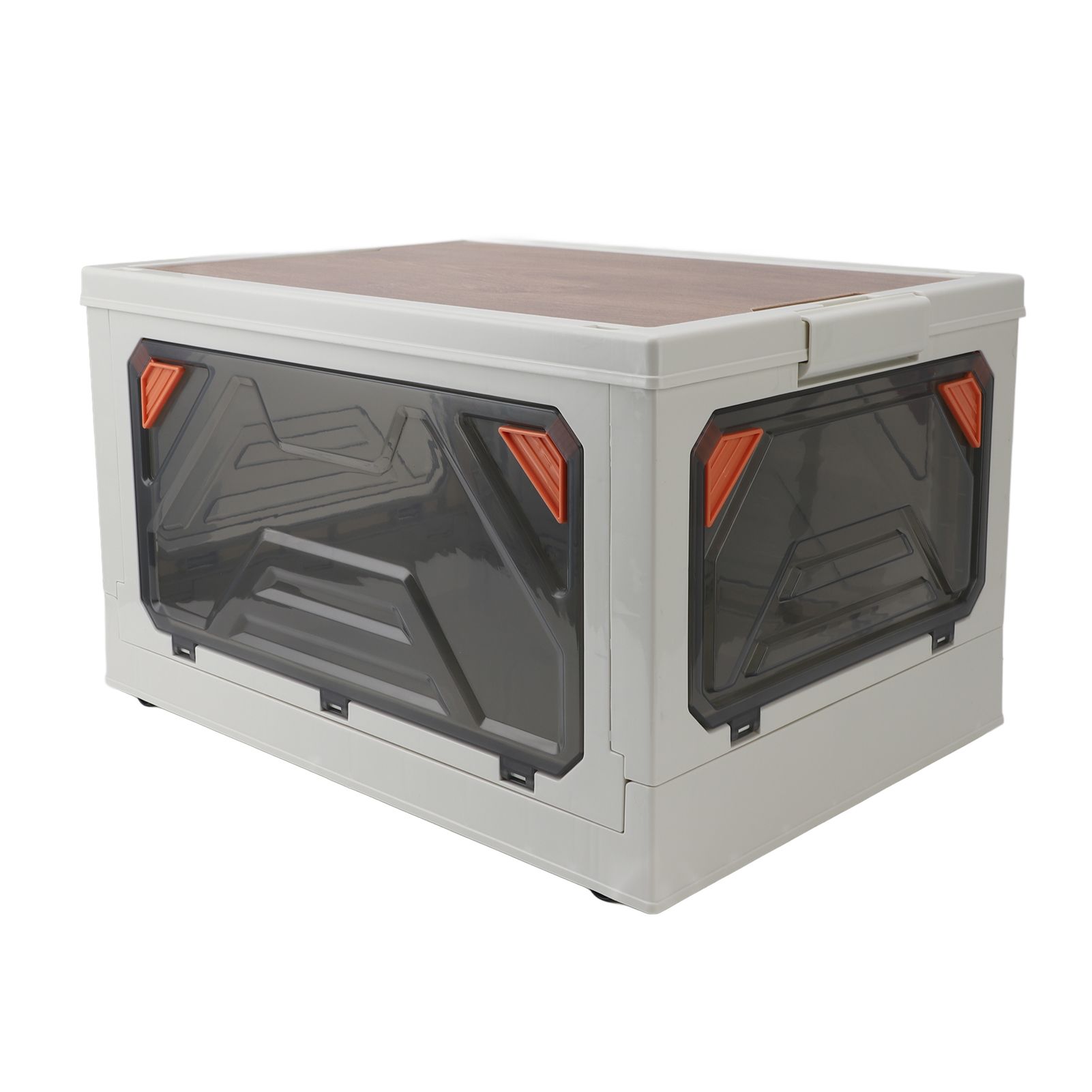 Foldable Stackable Storage Bins Multipurpose Large Capacity Plastic Storage view 3