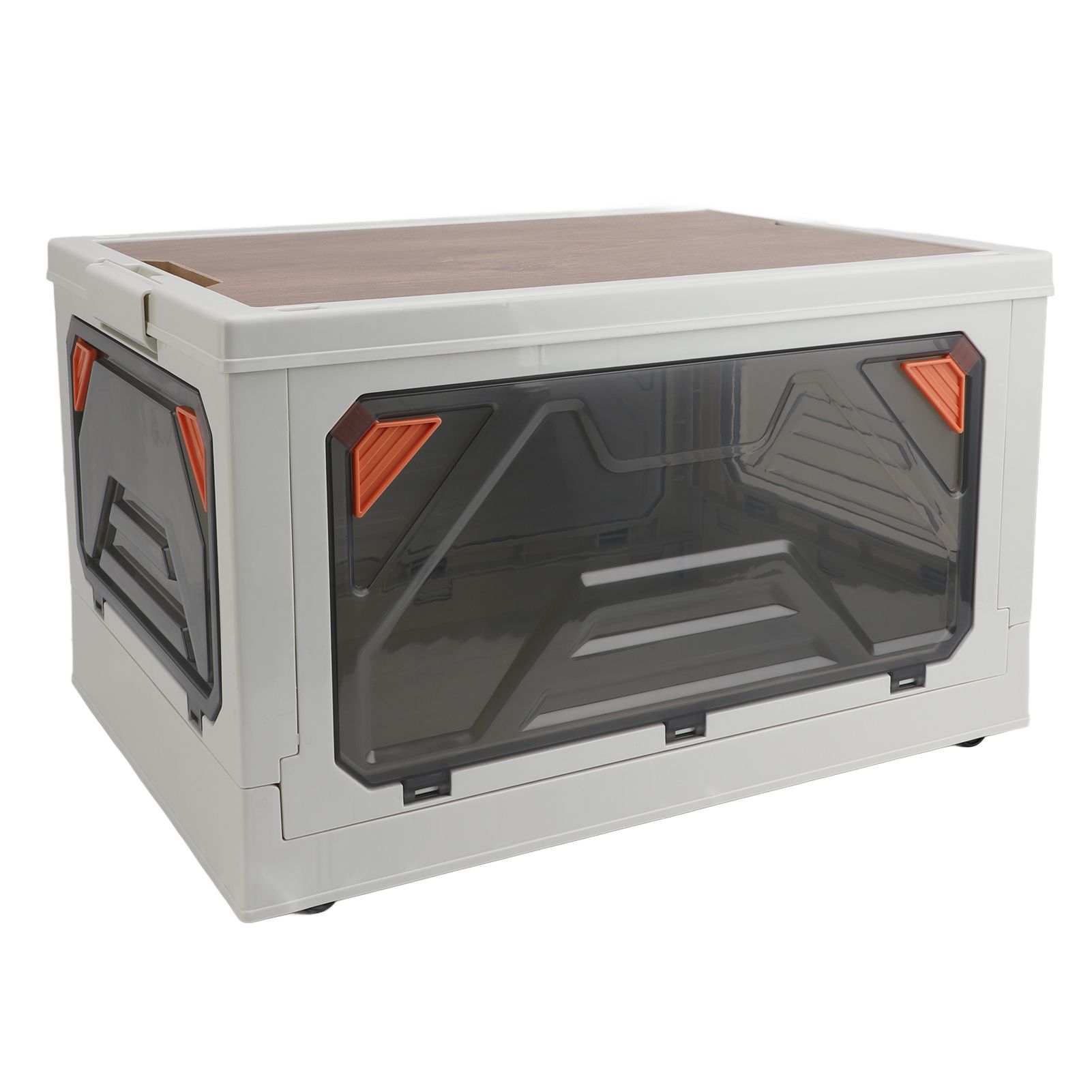 Foldable Stackable Storage Bins Multipurpose Large Capacity Plastic Storage view 10