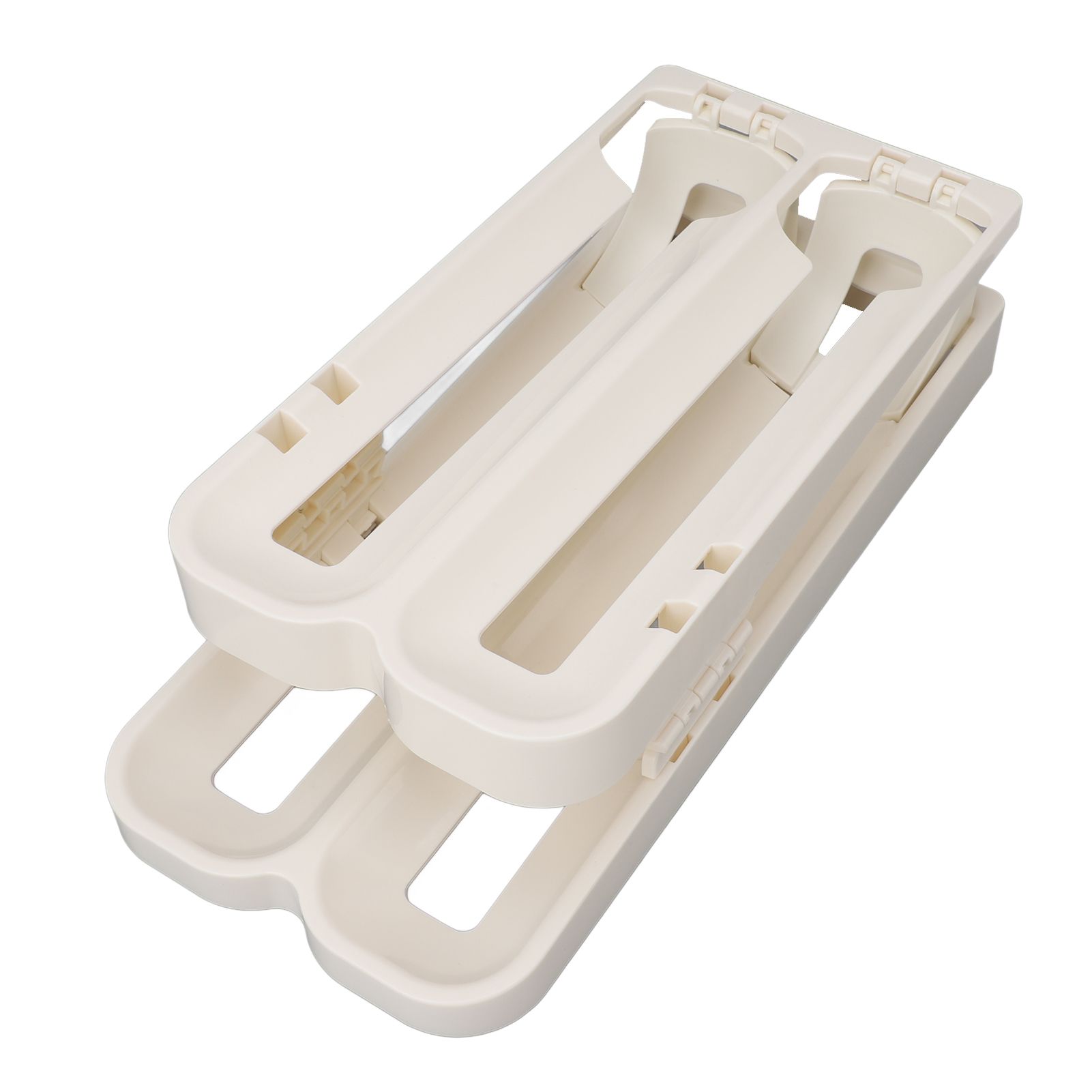 Refrigerator Eggs Dispenser Space Saving Foldable Rolling Fridge Egg Organizer
