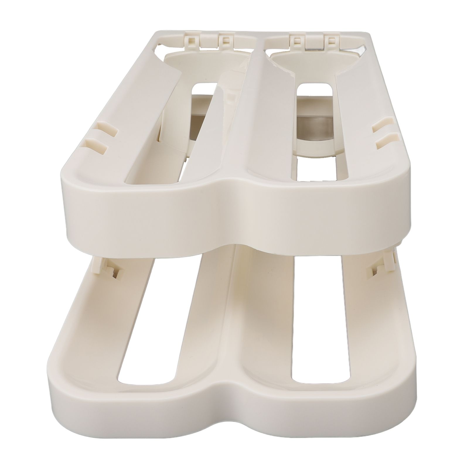 Refrigerator Eggs Dispenser Space Saving Foldable Rolling Fridge Egg Organizer view 9