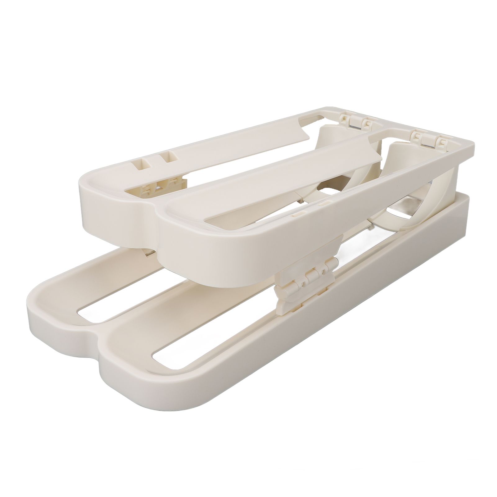 Refrigerator Eggs Dispenser Space Saving Foldable Rolling Fridge Egg Organizer view 10