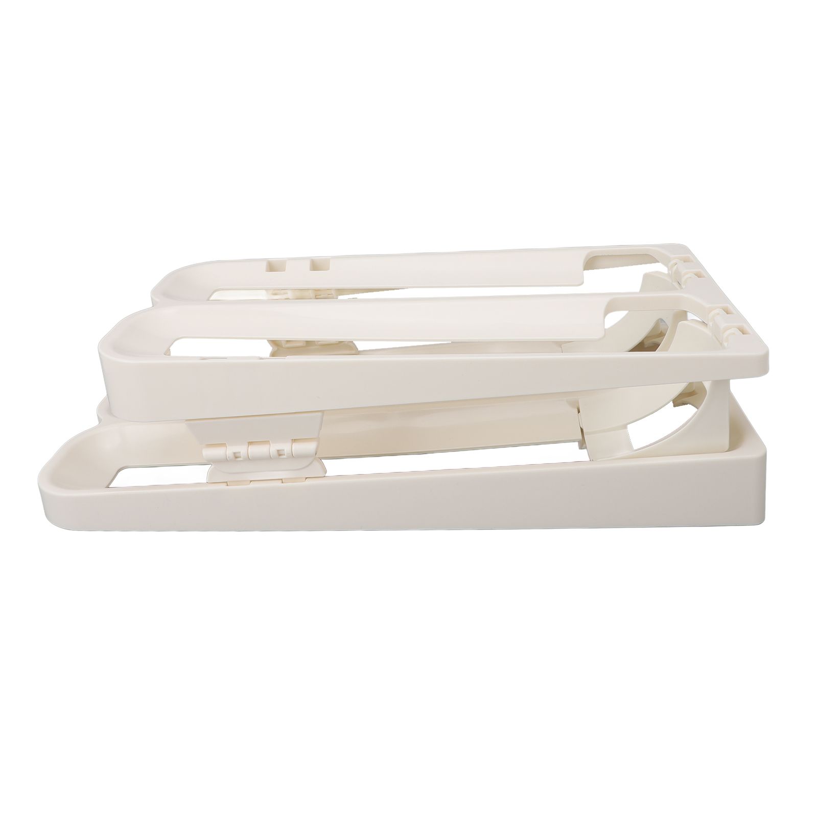 Refrigerator Eggs Dispenser Space Saving Foldable Rolling Fridge Egg Organizer view 12