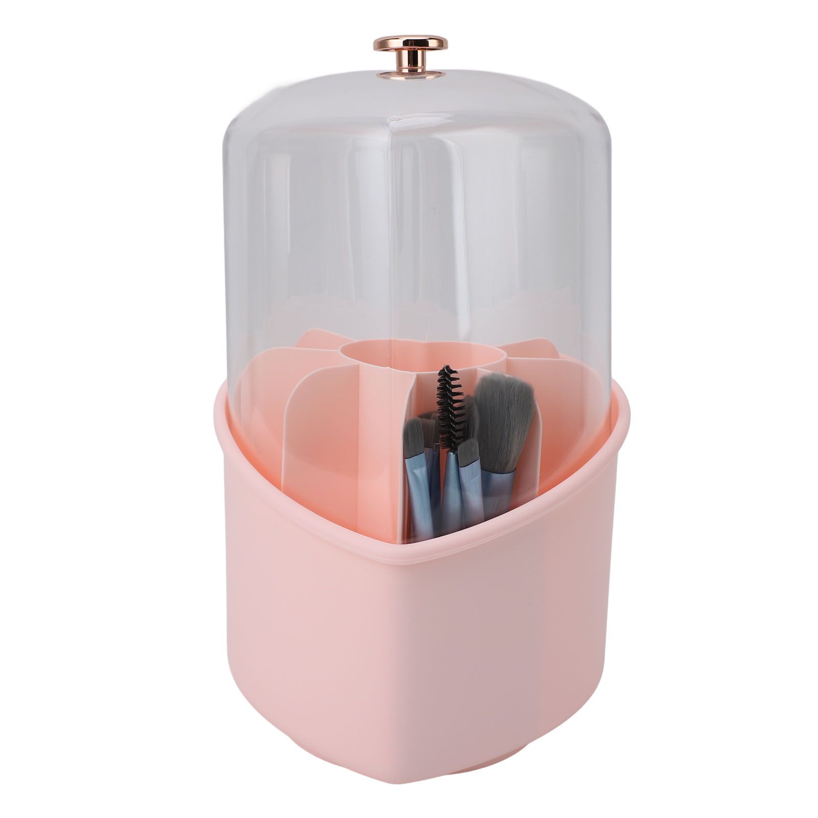 8Pcs Makeup Brushes with Rotating Brush Container Cosmetics Brushes Holder view 12