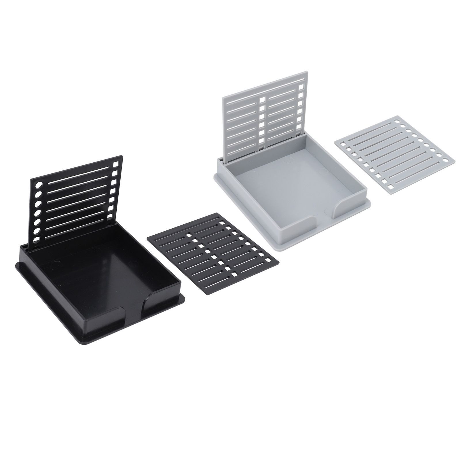 2Pcs Sticky Note Holder with Stencil Multifunctional Sticky Note Dispenser view 4
