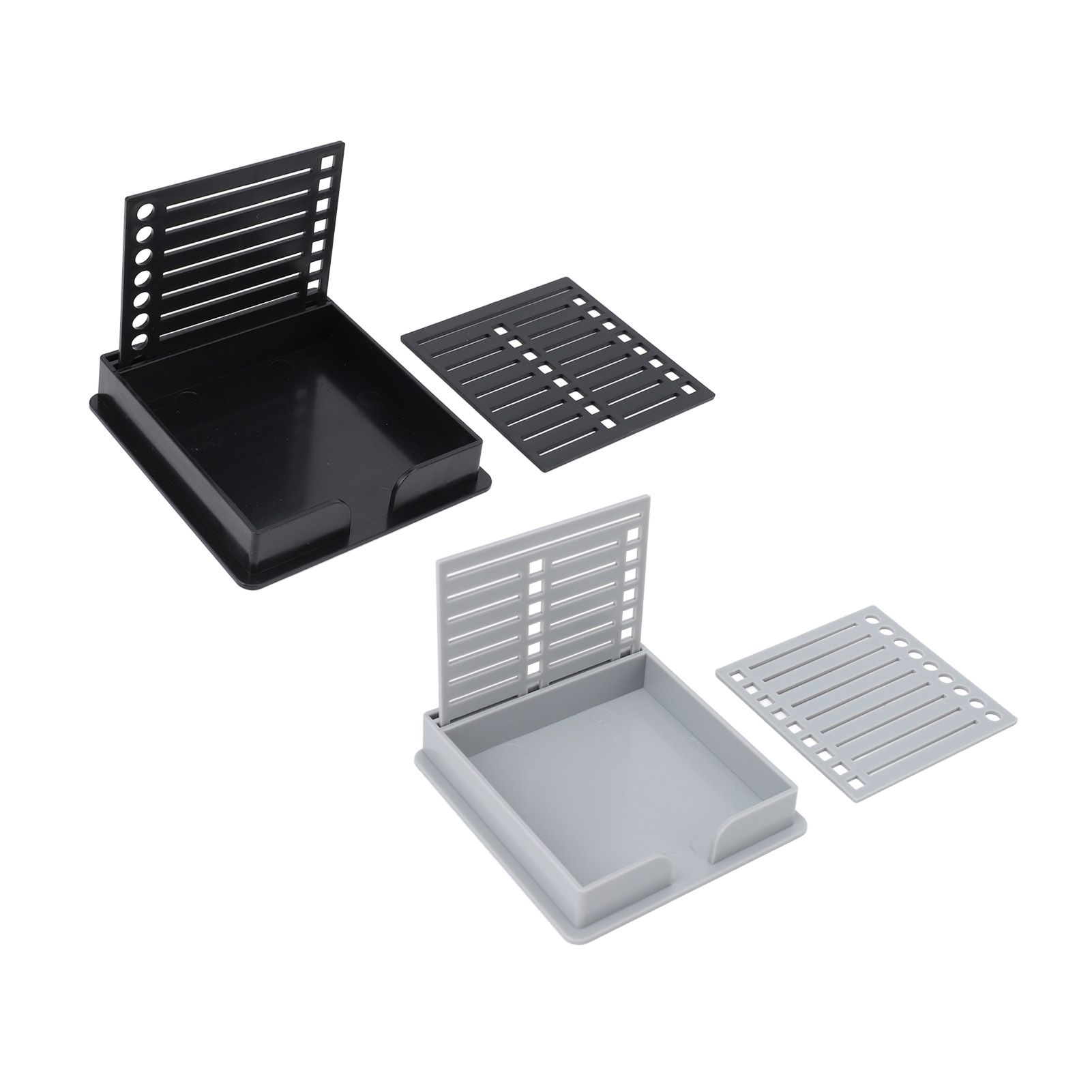 2Pcs Sticky Note Holder with Stencil Multifunctional Sticky Note Dispenser view 6
