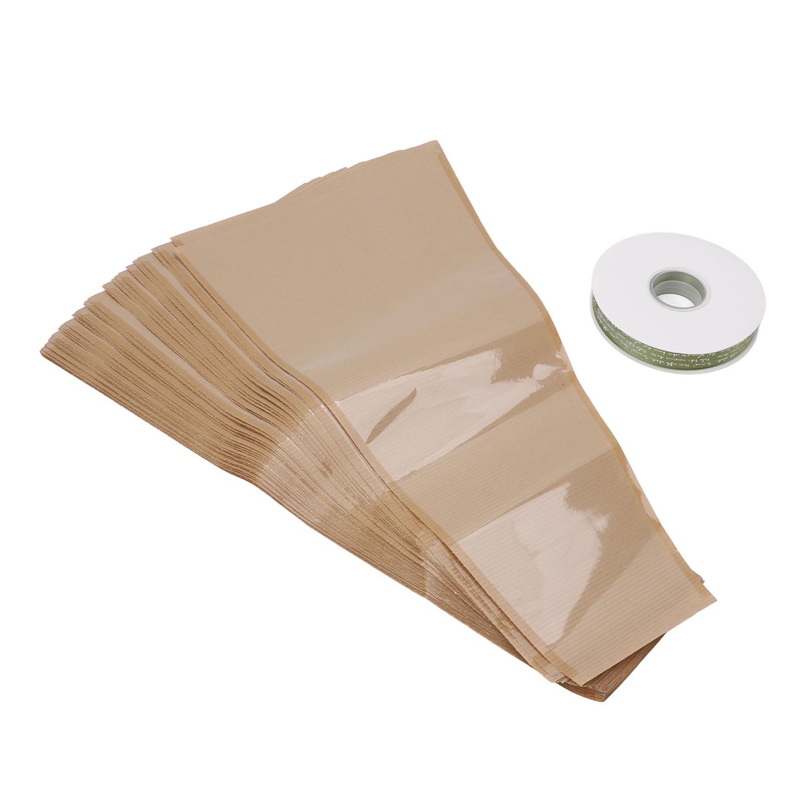 50PCS Flower Wrapping Bags Kraft Paper DIY Floral Packing Sleeves Bouquet Wrap view 8