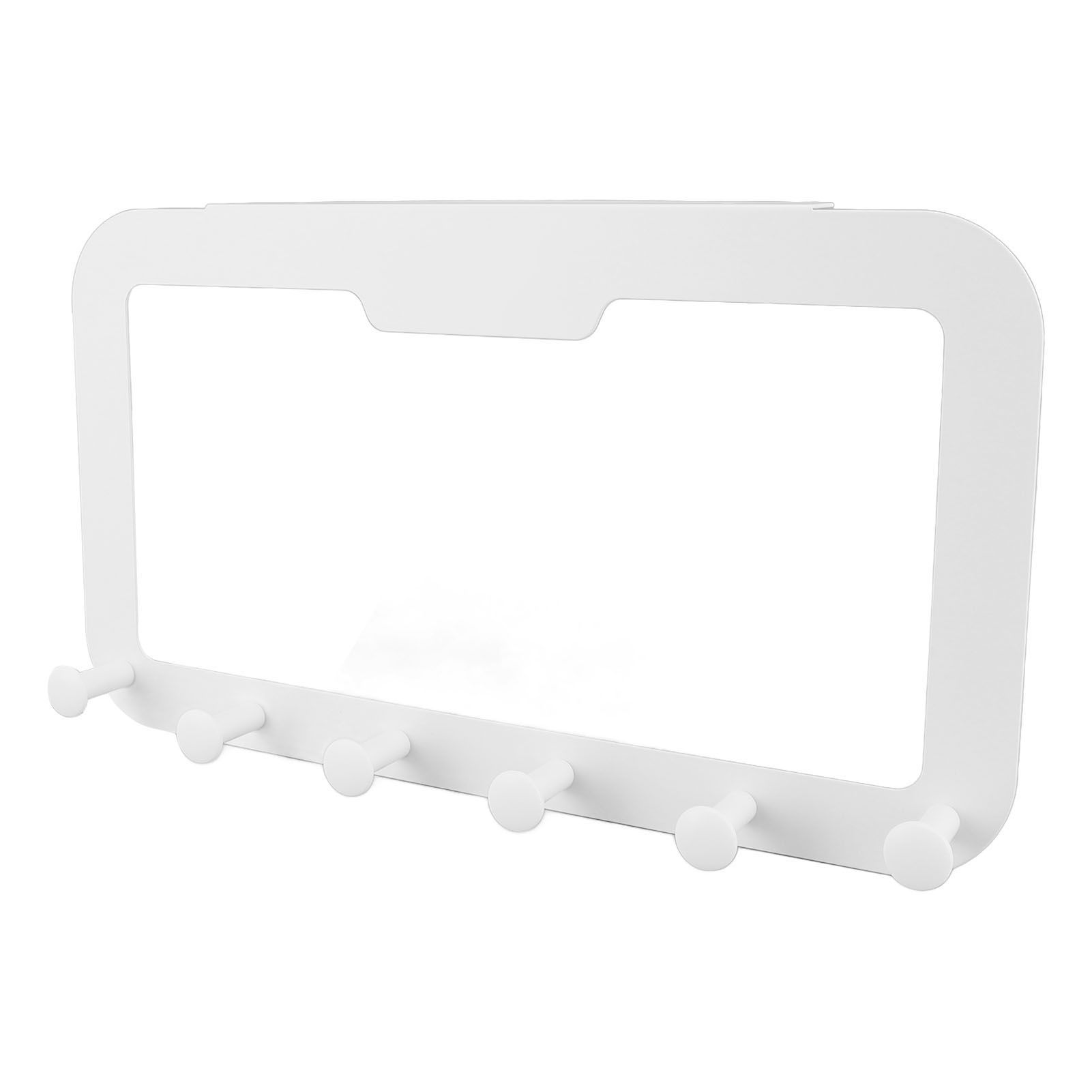 Over The Door Hooks PS Carbon Steel 6 Hooks Over The Door Hanger Holder Towel view 4