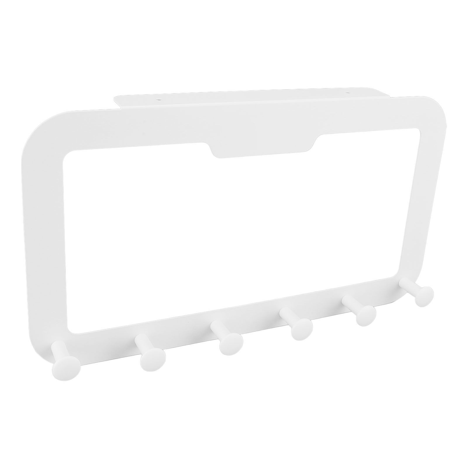 Over The Door Hooks PS Carbon Steel 6 Hooks Over The Door Hanger Holder Towel view 9