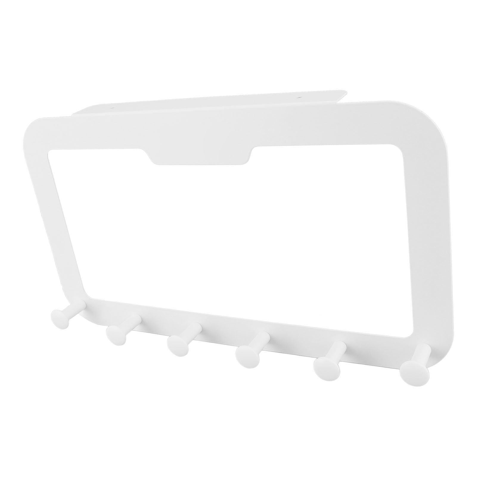 Over The Door Hooks PS Carbon Steel 6 Hooks Over The Door Hanger Holder Towel view 10