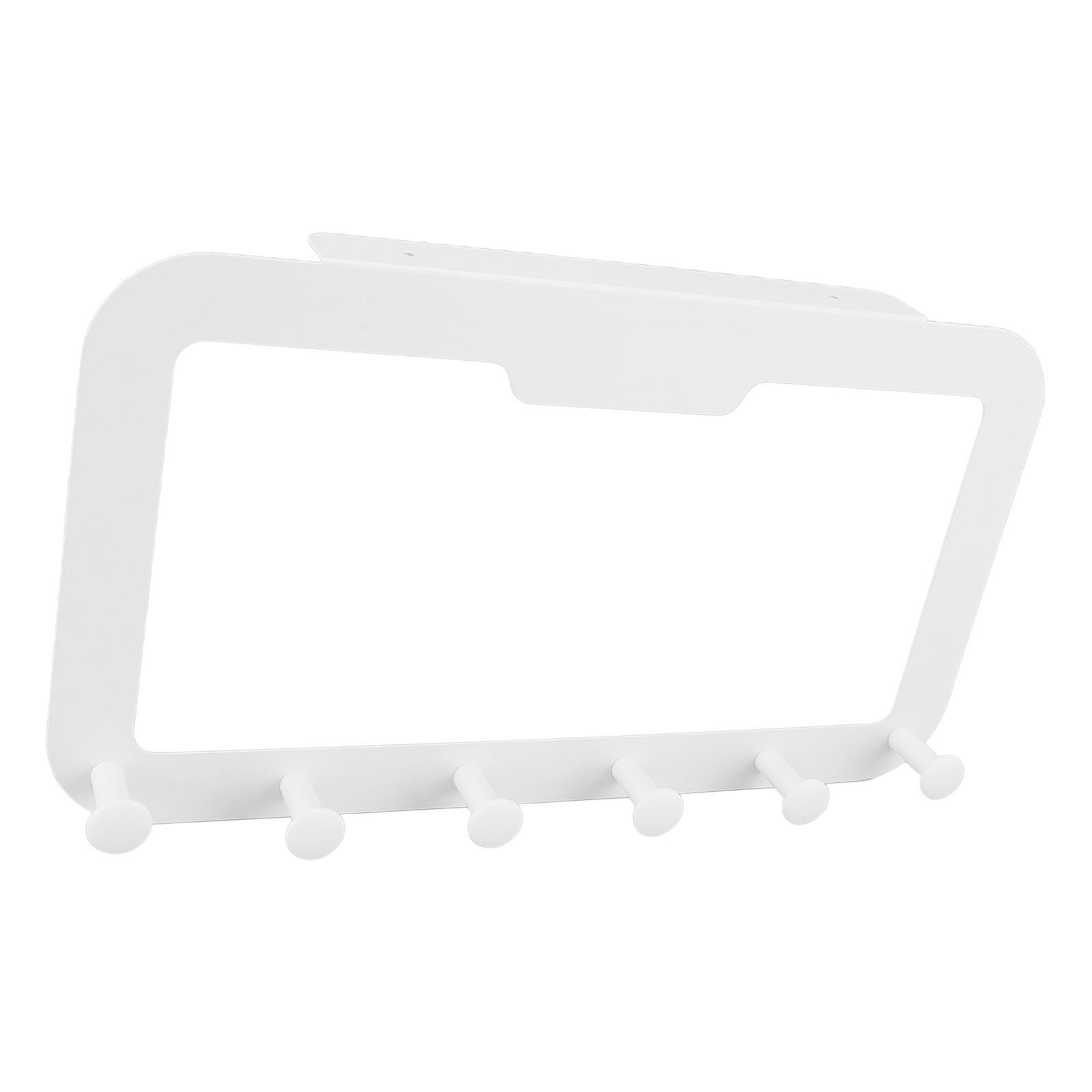 Over The Door Hooks PS Carbon Steel 6 Hooks Over The Door Hanger Holder Towel view 11