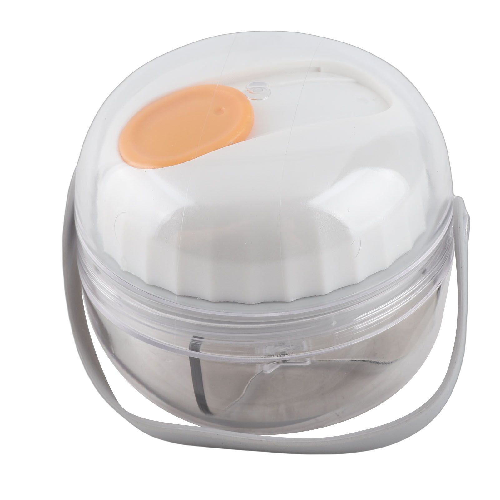 Portable Medicine Tablets Box PC Rotating Vitamins Dispenser Organizer for view 3
