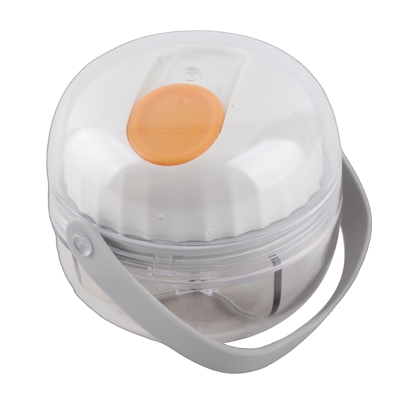 Portable Medicine Tablets Box PC Rotating Vitamins Dispenser Organizer for view 4