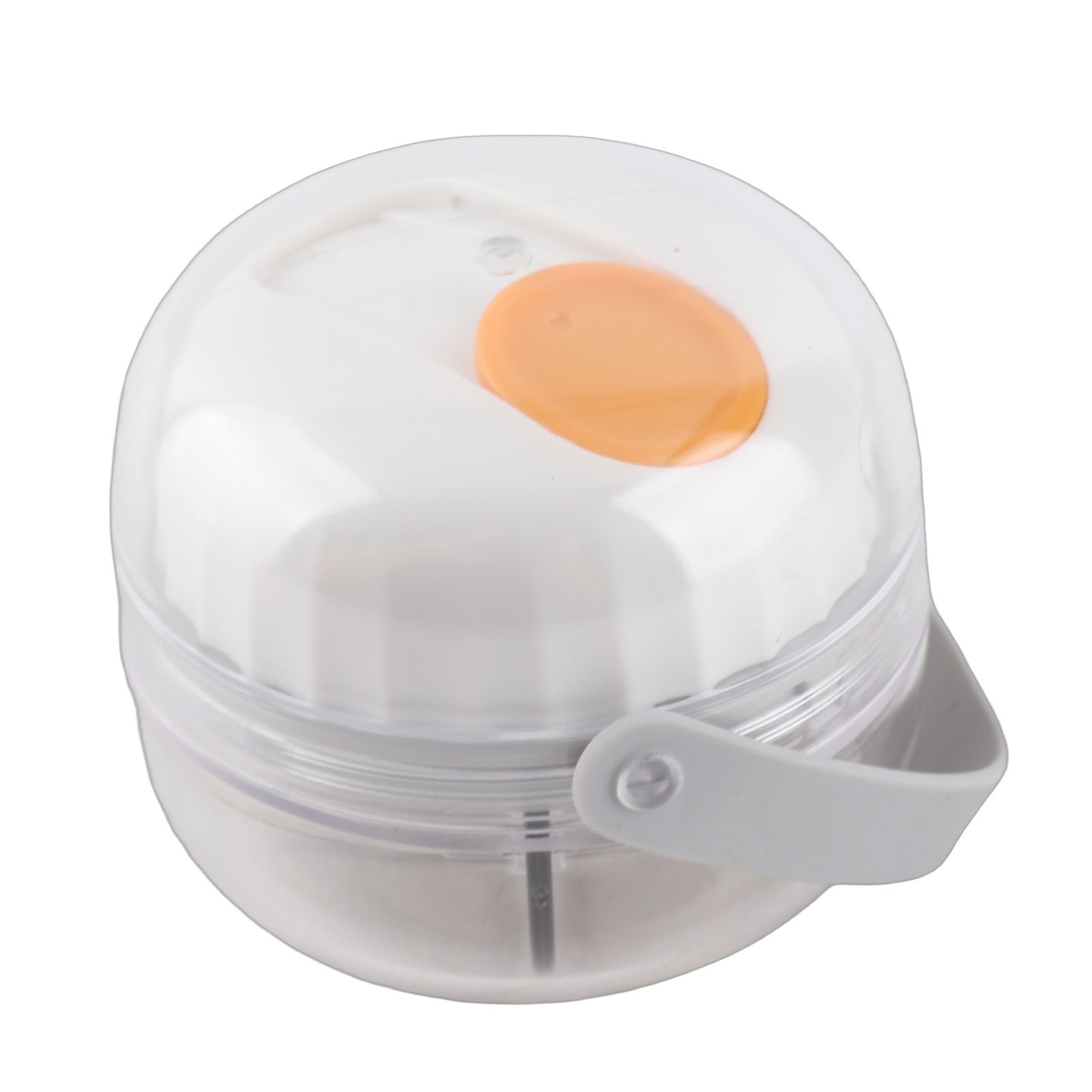 Portable Medicine Tablets Box PC Rotating Vitamins Dispenser Organizer for view 6