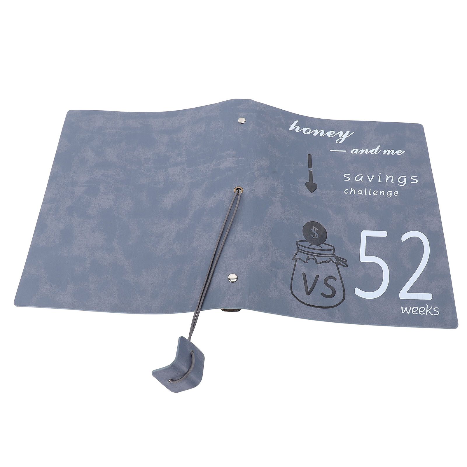 52 Week Money Saving Challenge Book Leather PP Film Reusable Budget Challenge view 6