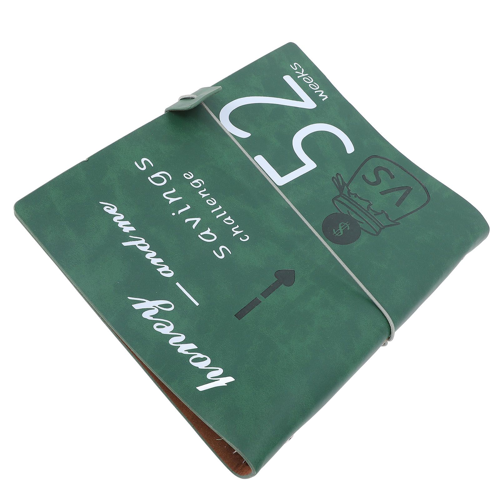 52 Week Money Saving Challenge Book Leather PP Film Reusable Budget Challenge view 9