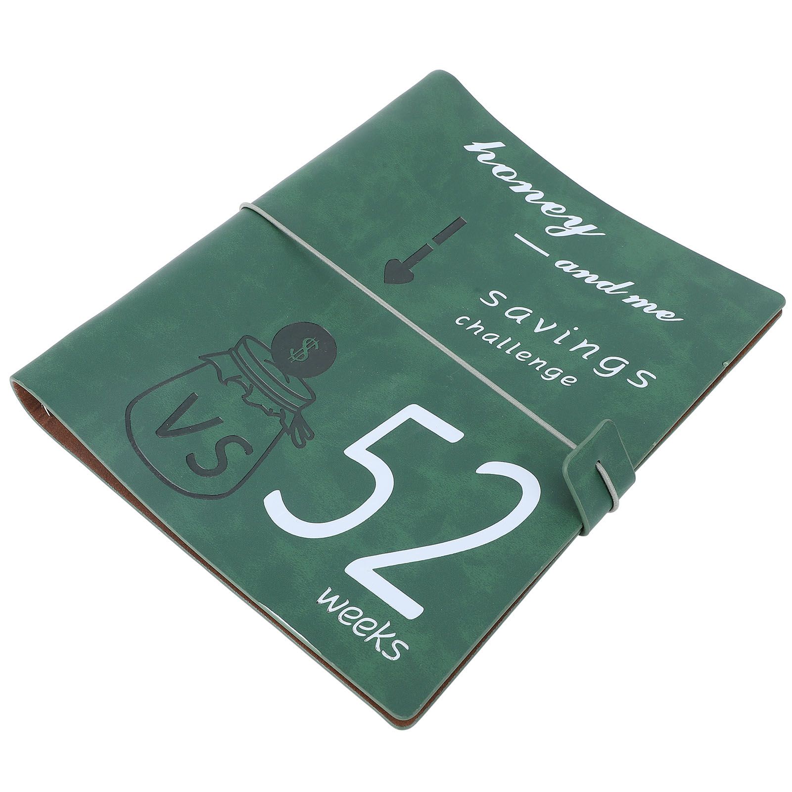 52 Week Money Saving Challenge Book Leather PP Film Reusable Budget Challenge view 12