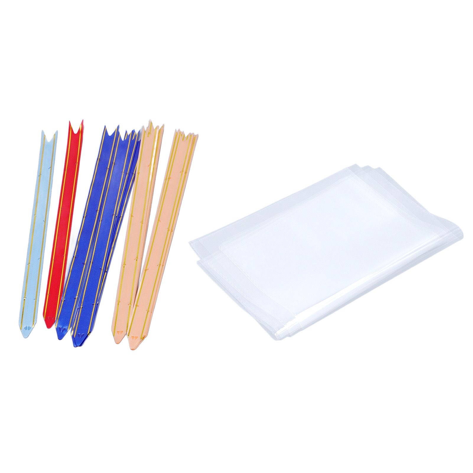 100Pcs Clear Gift Bags Bulk with Ribbon OPP for Favors Goodies Candy Cookies view 6