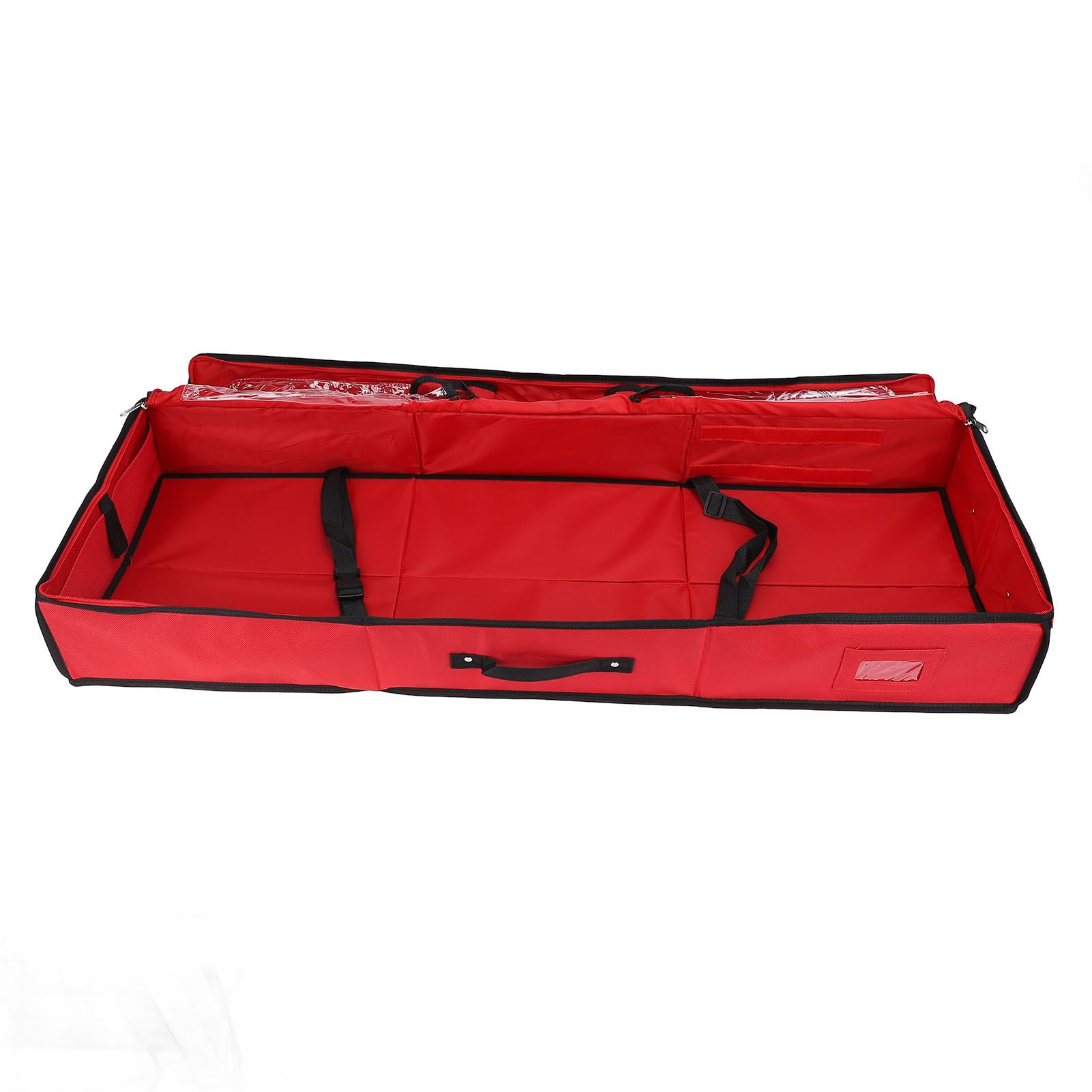 Wrapping Paper Storage Container 600D Oxford Fabric Waterproof Dustproof Red view 8