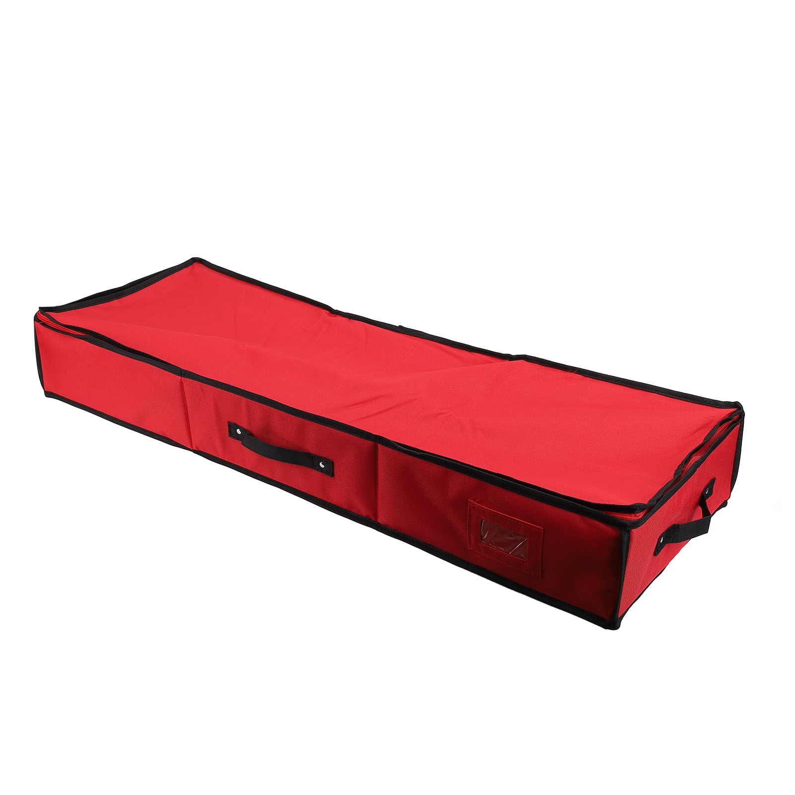 Wrapping Paper Storage Container 600D Oxford Fabric Waterproof Dustproof Red view 12