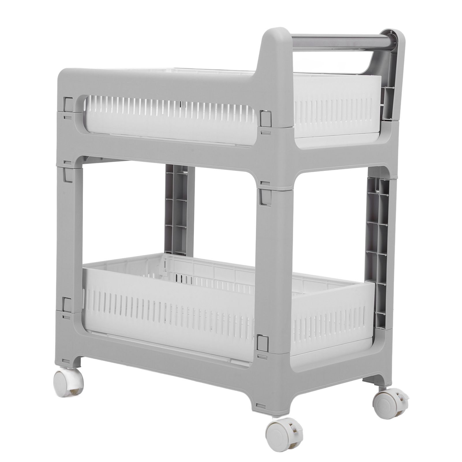 Storage Trolley Sliding Drawers Rolling Utility Cart with Universal Wheel for view 10