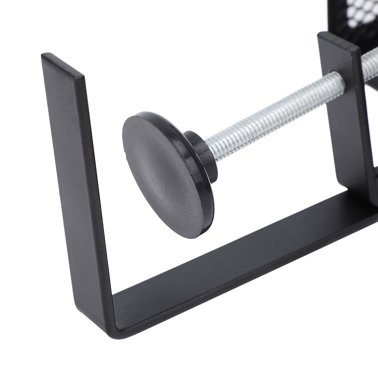 Under Desk Cable Management Tray Carbon Steel Side Round Hole Trapezoidal Desk view 2
