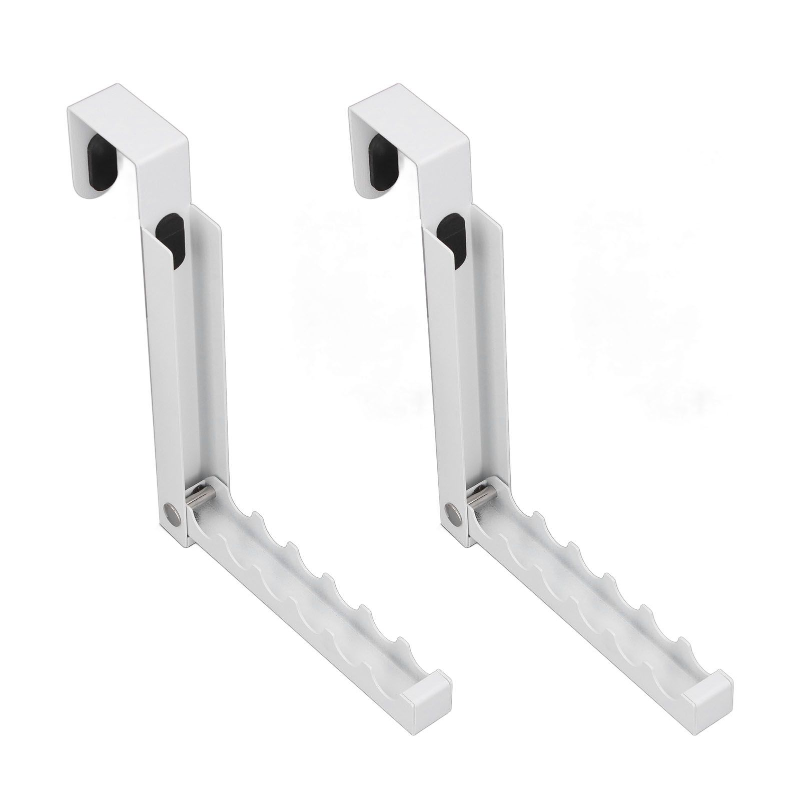 Folding Hanging Coat Rack Heavy Duty Carbon Steel Door Hanger Folding Clothes