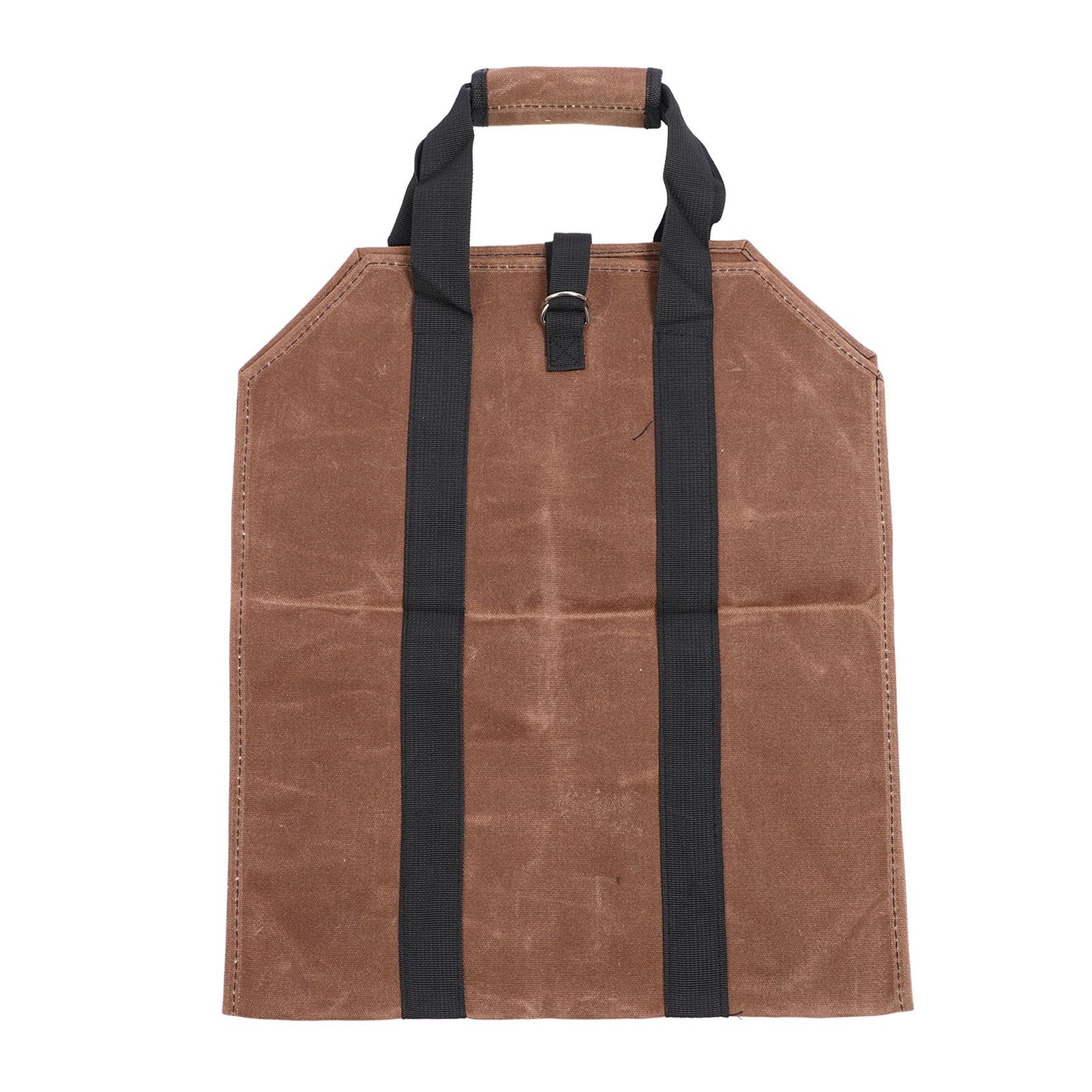 Waxed Canvas Log Carrier Bag Firewood Holder Fireplace Wood Stove Accessories view 6