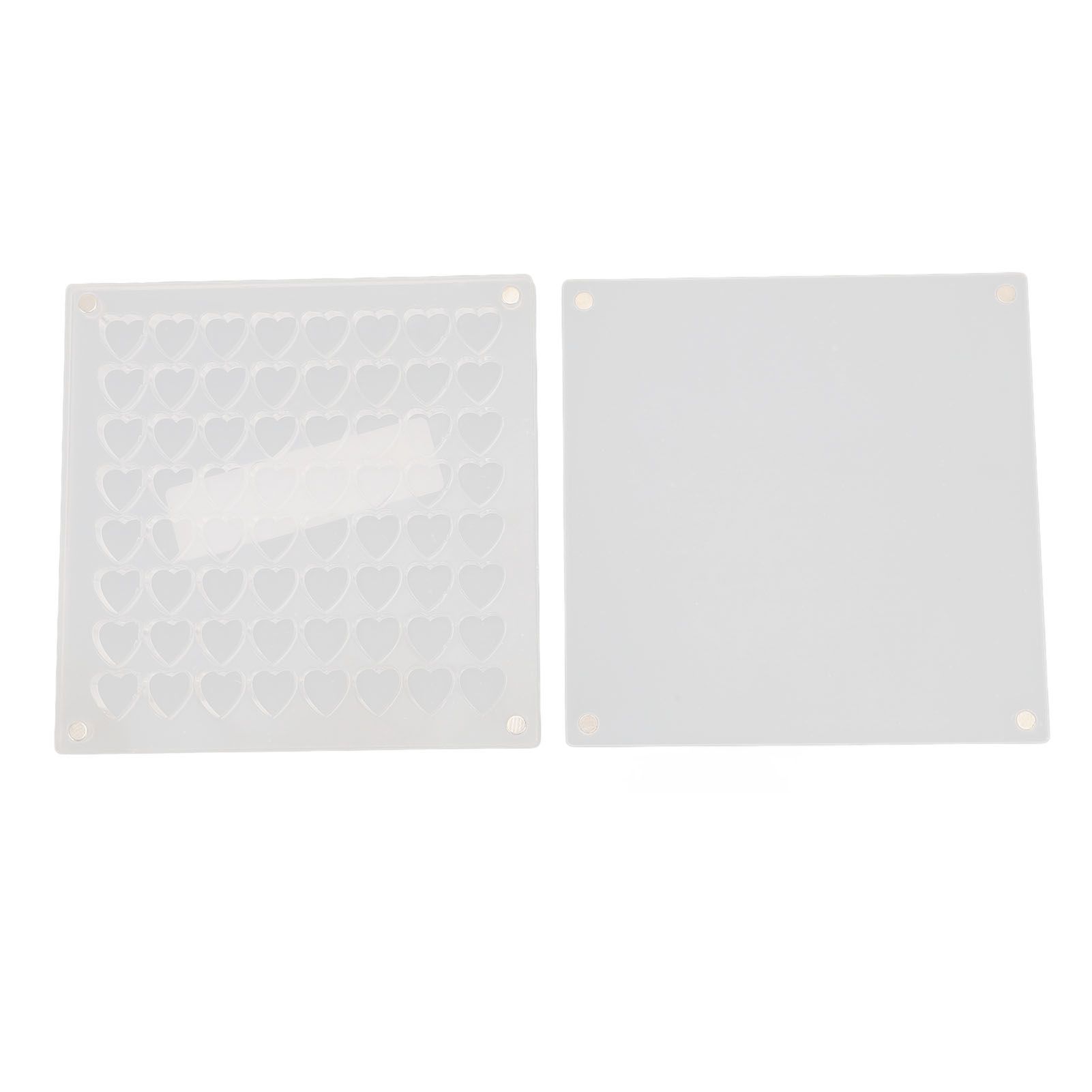 Acrylic Magnetic Seashell Display Box Case Transparent Trinket Storage Box view 3