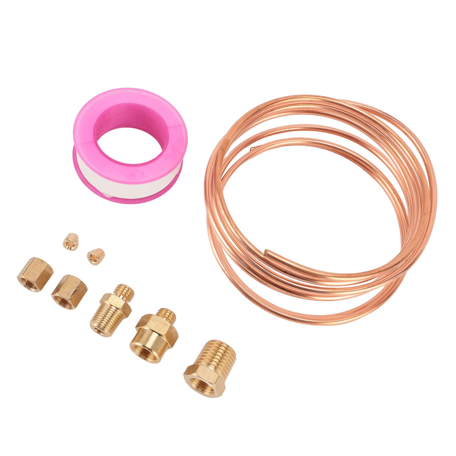 72 Inch Oil Pressure Gauge Tubing Kit Oil Pressure Gauge Brass Tube with 1/8 view 4