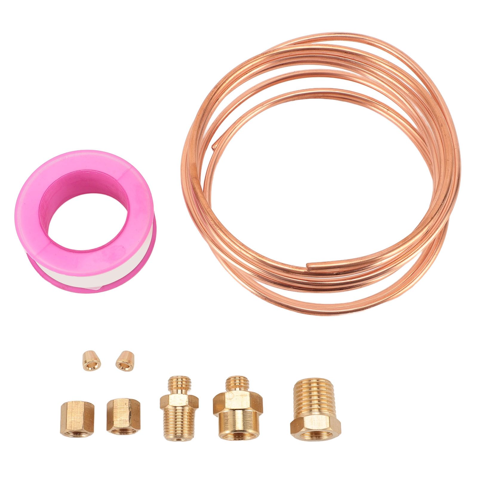 72 Inch Oil Pressure Gauge Tubing Kit Oil Pressure Gauge Brass Tube with 1/8 view 8