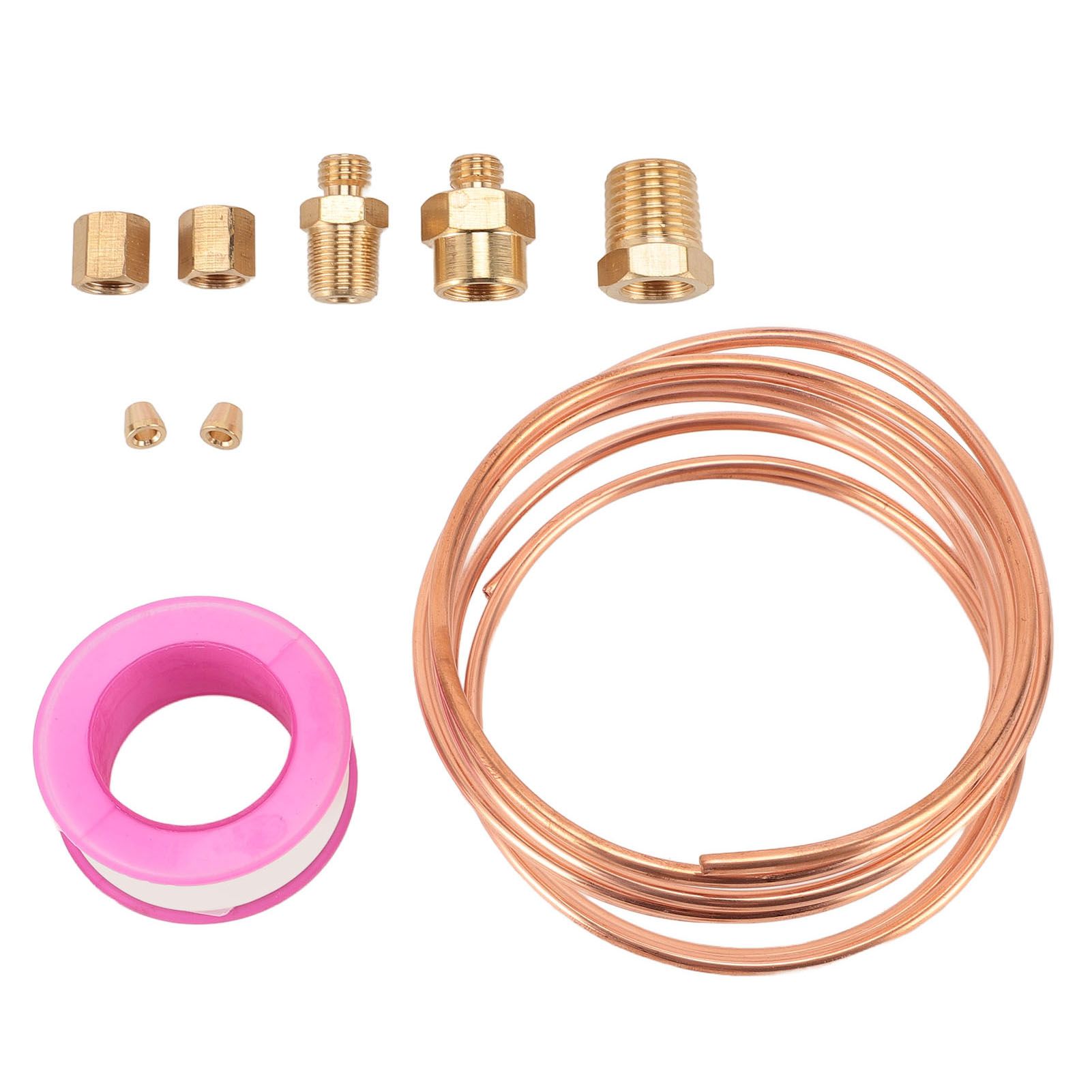72 Inch Oil Pressure Gauge Tubing Kit Oil Pressure Gauge Brass Tube with 1/8 view 11