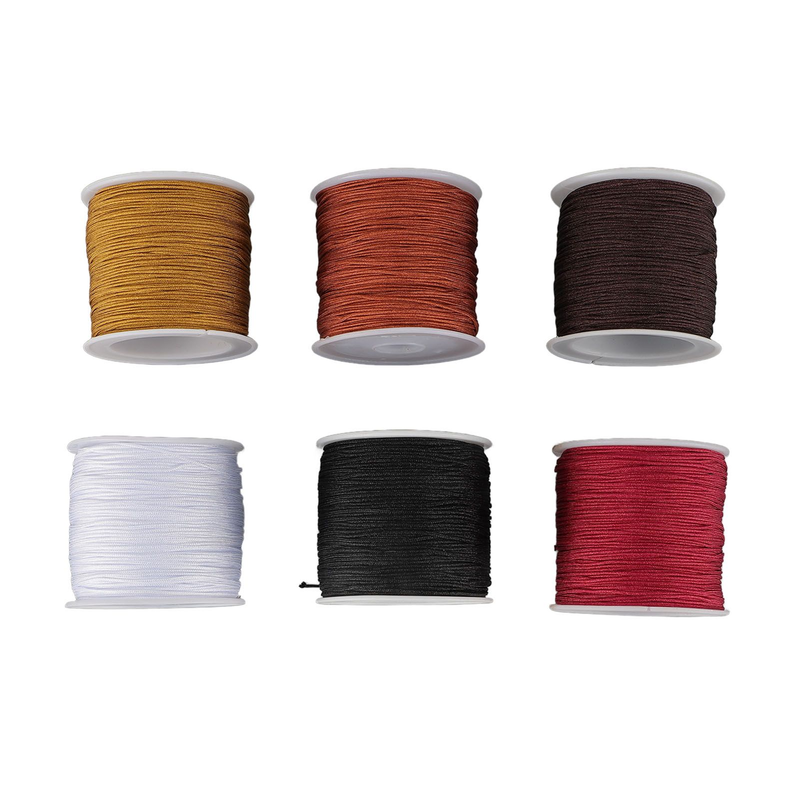 DIY Handcrafted Beading Rope Jewelry Cord 0.8mm Chinese Knot Cord for view 2