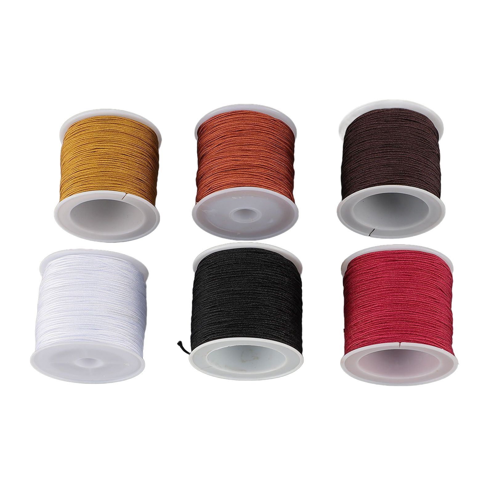 DIY Handcrafted Beading Rope Jewelry Cord 0.8mm Chinese Knot Cord for view 9