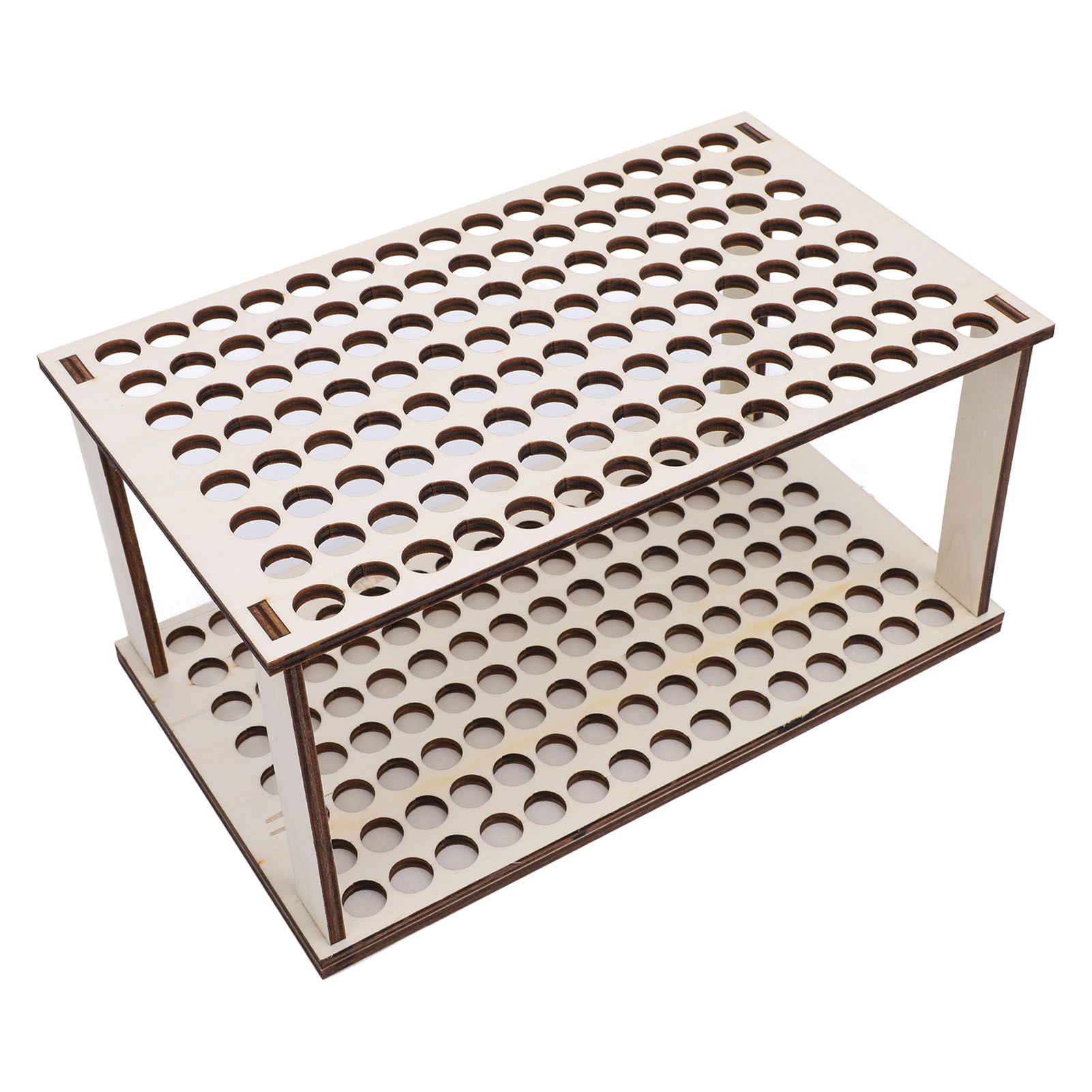 Pencil Storage Holder Multi Holes Detachable Space Saving Wood Structure