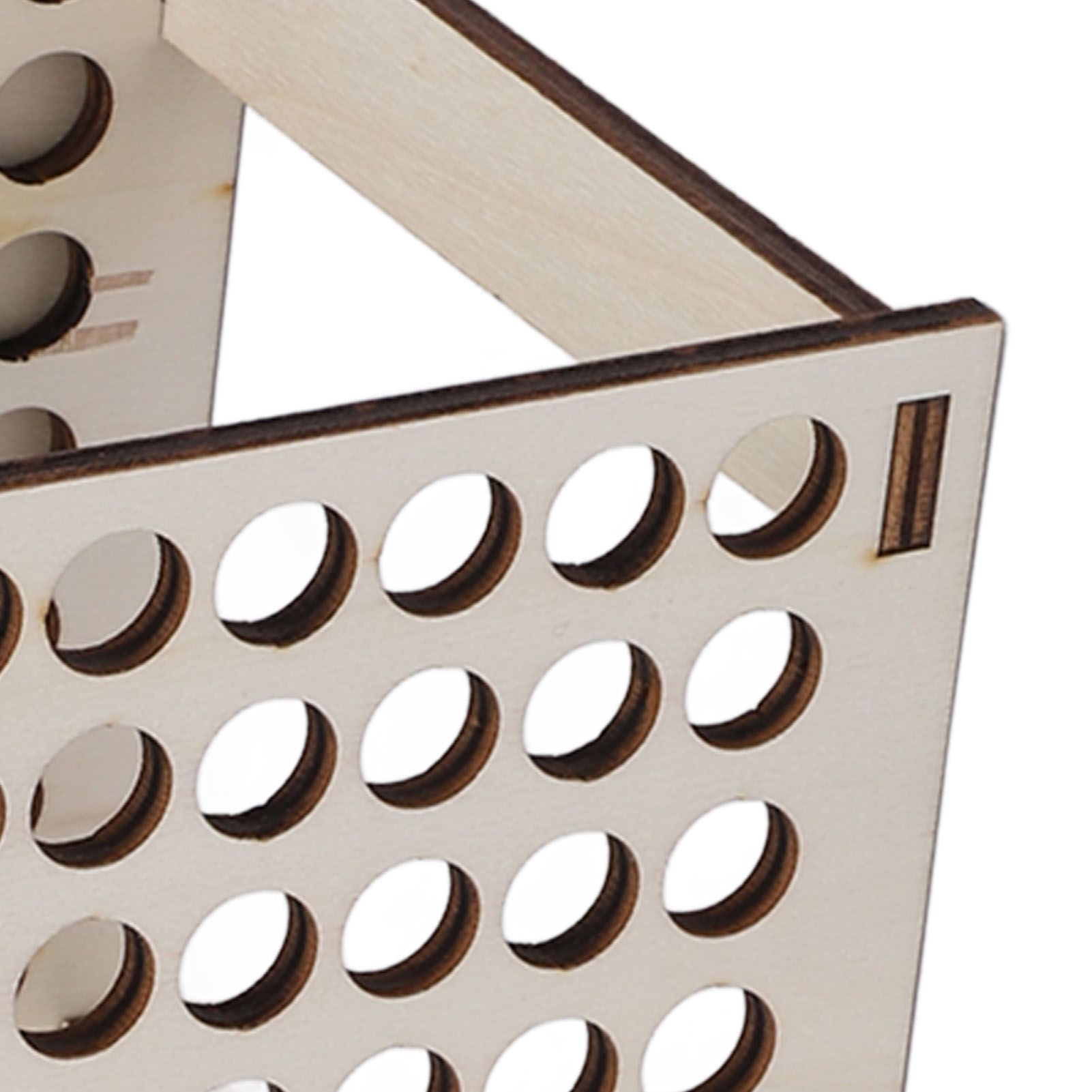 Pencil Storage Holder Multi Holes Detachable Space Saving Wood Structure view 5